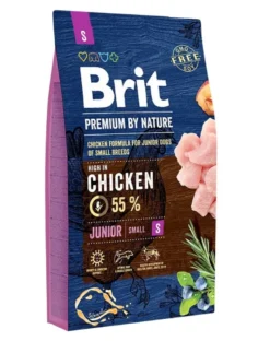 BRIT Premium By Nature Chicken Junior Small S 8kg