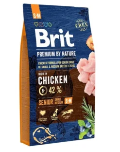 BRIT Premium By Nature Chicken Senior Small Medium S+M 16kg (2 x 8kg)