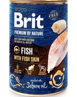 BRIT Premium by Nature Fish&Fish Skin 400g pesce e pelle di pesce per cani