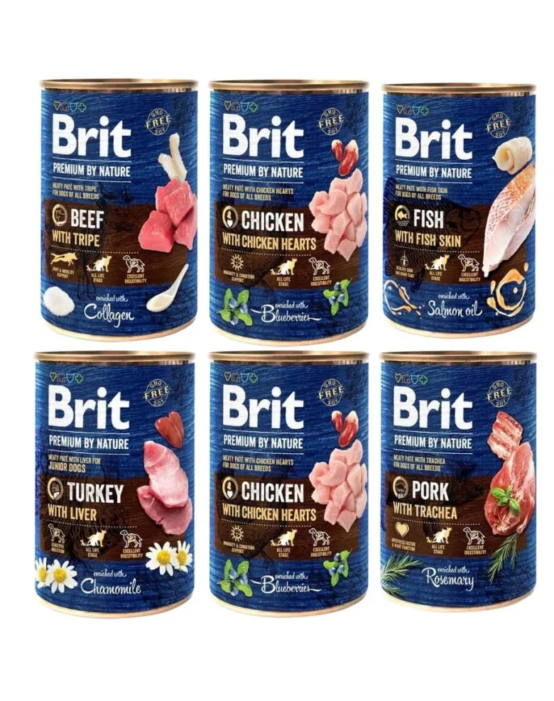 BRIT Premium by Nature Mix gusti 6 x 400g