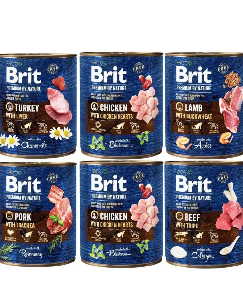 BRIT Premium by Nature Mix gusti 6 x 800g