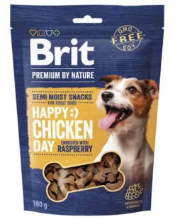BRIT Premium by Nature Semi-moist Snack Chicken and Raspberry 180g snack semi-umido per cani con pollo e lamponi
