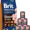 BRIT Premium By Nature Senior Small Medium S+M 15kg + cibo umido con tacchino 6 x 400g
