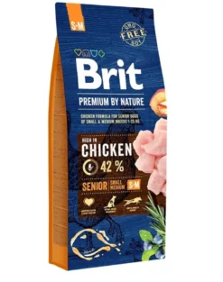 BRIT Premium By Nature Senior Small Medium S+M 30 kg (2 x 15 kg)