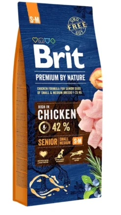 BRIT Premium By Nature Senior Small Medium S+M 30 kg (2 x 15 kg)