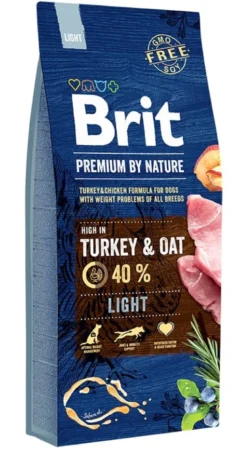BRIT Premium By Nature Turkey and Oat Light 30kg (2 x 15kg)