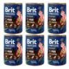 BRIT Premium by Nature 6 x 400g con carne di maiale ed esofago per cani