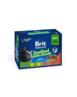 BRIT PREMIUM Pouch Sterile Plate 12x100g per gatti sterilizzati