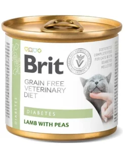 BRIT Veterinary Diet Diabetes Lamb&Pea 200g