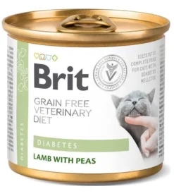BRIT Veterinary Diet Diabetes Lamb&Pea 24x200g