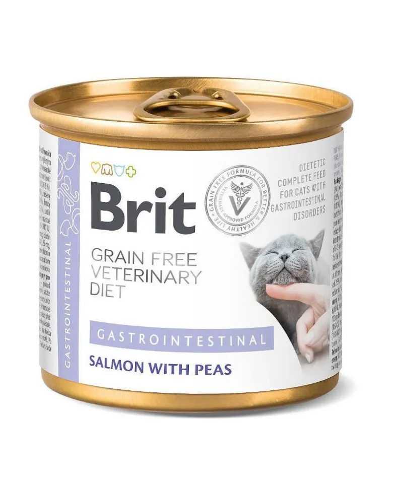 BRIT Veterinary Diet Gastrointestinal Salmon&Pea 200g
