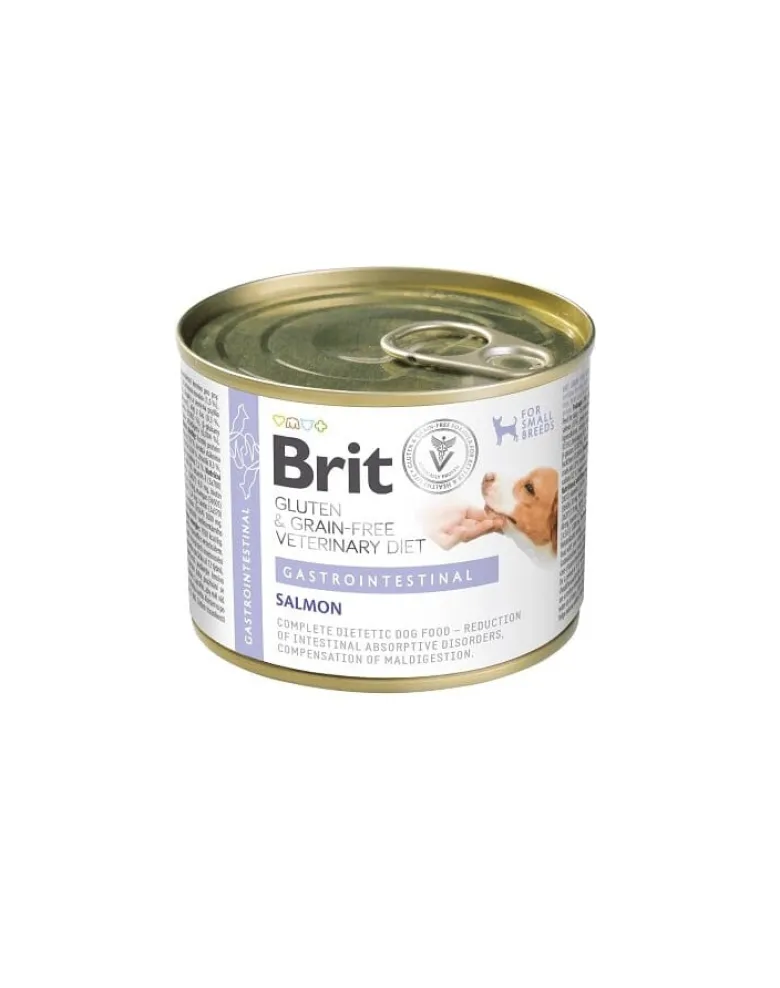 BRIT Veterinary Diet Grain Free Gastrointestinal 200 g alimento con salmone con piselli per cani con un sistema digestivo sensibile