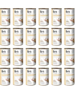 BRIT Veterinary Diet Hepatic Turkey&Pea 24x400g