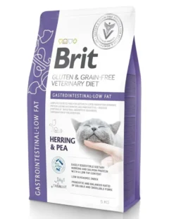 BRIT Veterinary Diets Cat Gastrointestinal Low Fat 5 kg per disturbi dell'apparato digerente del gatto