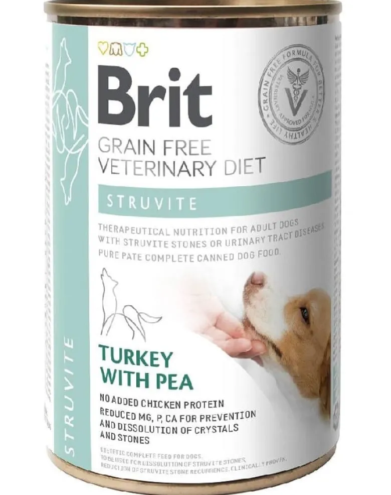 BRIT Veterinary Diet Struvite Turkey&Pea 400g