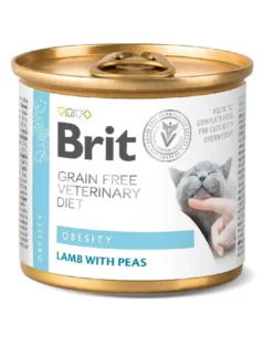 BRIT Vetrinary Diet Obesity Lamb&Pea 200g