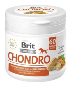 BRIT Vitamins Chondro 120g (60tabl.) preparato per cani che supporta la mobilità, l'apparato scheletrico e le articolazioni