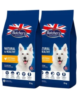 BUTCHER'S Natural&Healthy con pollo 15kg x 2