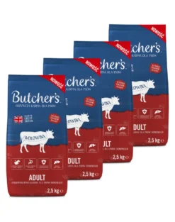 BUTCHER'S Original, crocchette con manzo per cani 4 x 2,5kg
