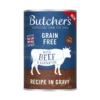 BUTCHER'S Original Recipe in Gravy cibo per cani, polpettine di manzo in salsa, 400g