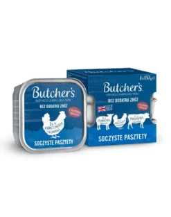 BUTCHER'S Original Succulenti paté Mix di sapori con fegato o rognoni 4x150 g