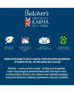 BUTCHER'S Original Tripe Mix cibo per cani, con rumine, paté, 400g