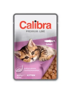 CALIBRA Cat Premium Line Kitten Salmon 100g con salmone per gattini