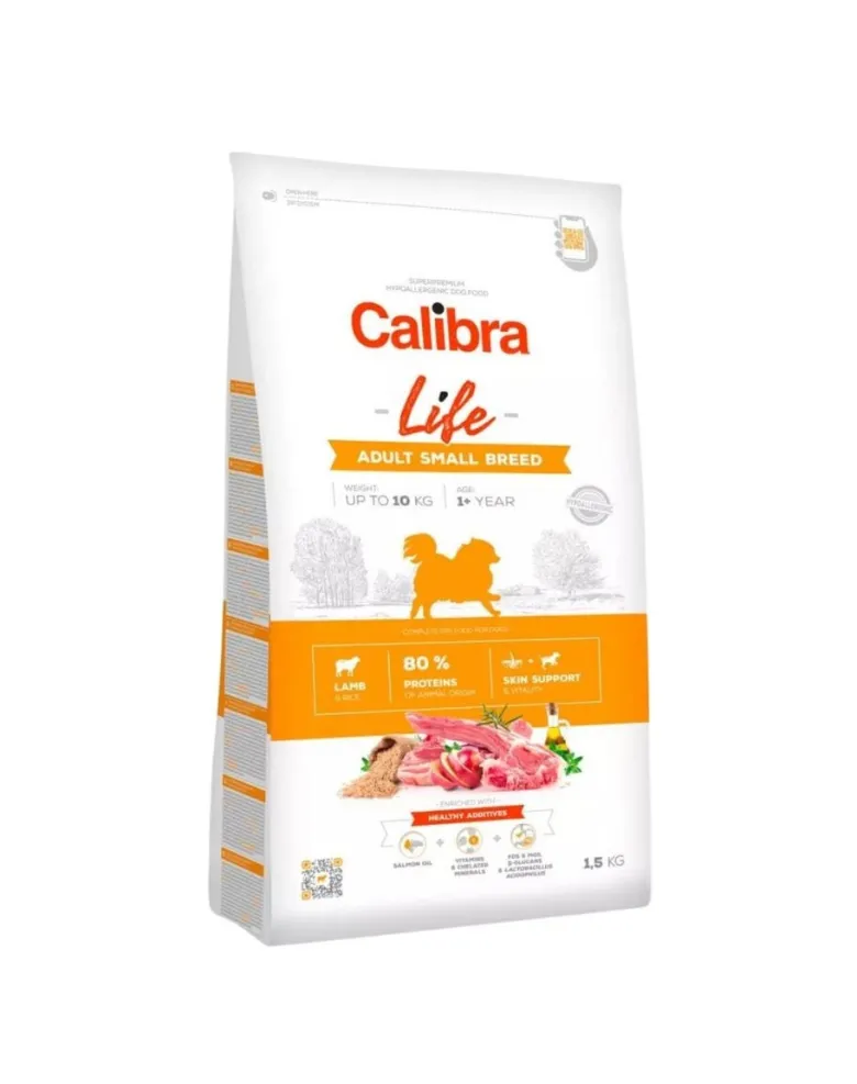 CALIBRA Dog Life Adult Small Breed Lamb 1,5 kg