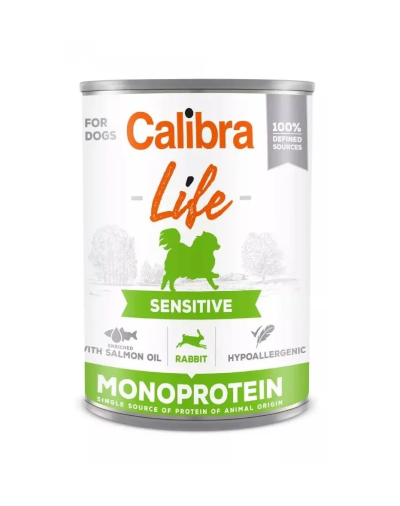 CALIBRA Dog Life Sensitive Rabbit 400g con coniglio