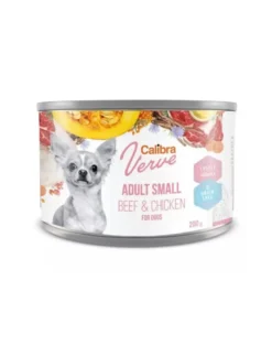 CALIBRA Dog Verve GF Adult Small Beef&Chicken 200g Alimento umido senza cereali con manzo e pollo per cani di piccola taglia