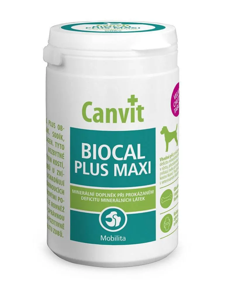 CANVIT Dog Biocal Plus Maxi 230g integratore per il sistema motorio del cane