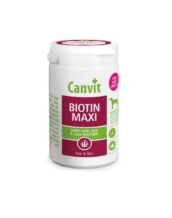 CANVIT Dog Biotin Maxi 500g Integratore per la pelle e il pelo dei cani di taglia grande