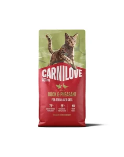 CARNILOVE Active Cat Duck and Pheasant Sterilised 6 kg anatra e fagiano, per gatti sterilizzati