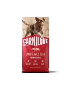 CARNILOVE Active Dog Lamb and Wild Boar Adult 12 kg agnello e cinghiale, per cani adulti