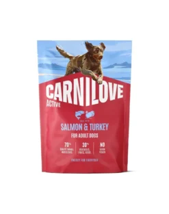 CARNILOVE Active Dog Salmon and Turkey Adult 1,5 kg salmone e tacchino, per cani adulti
