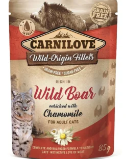 CARNILOVE Cat 24 x 85 g Fagiano e foglie di lampone