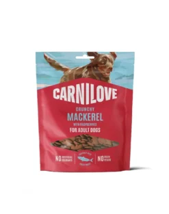 CARNILOVE Dog Crunchy Snack Mackerel 200g snack croccanti con sgombro per cani adulti