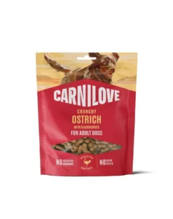 CARNILOVE Dog Crunchy Snack Ostrich 200g snack croccanti con struzzo per cani adulti