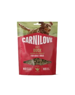 CARNILOVE Dog Soft Snack Duck 200g snack morbidi con anatra per cani adulti