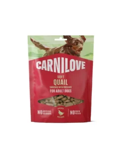 CARNILOVE Dog Soft Snack Quail 200g snack morbidi con quaglia per cani adulti