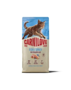 CARNILOVE True Fresh Cat Fish and Turkey Sterilised 6 kg pesce e tacchino, per gatti sterilizzati