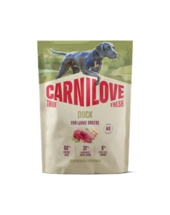 CARNILOVE True Fresh Dog Duck Adult Large Breeds 1,5 kg crocchette con anatra fresca per cani adulti di taglia grande