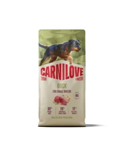 CARNILOVE True Fresh Dog Duck Adult Small Breeds 1,5 kg cibo secco con anatra fresca per cani adulti di piccole razze