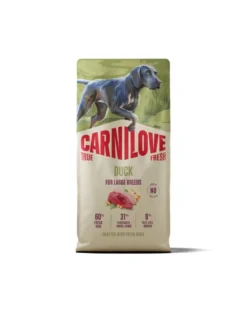 CARNILOVE True Fresh Dog Duck Junior Large 12 kg crocchette con anatra fresca per cuccioli di razze grandi