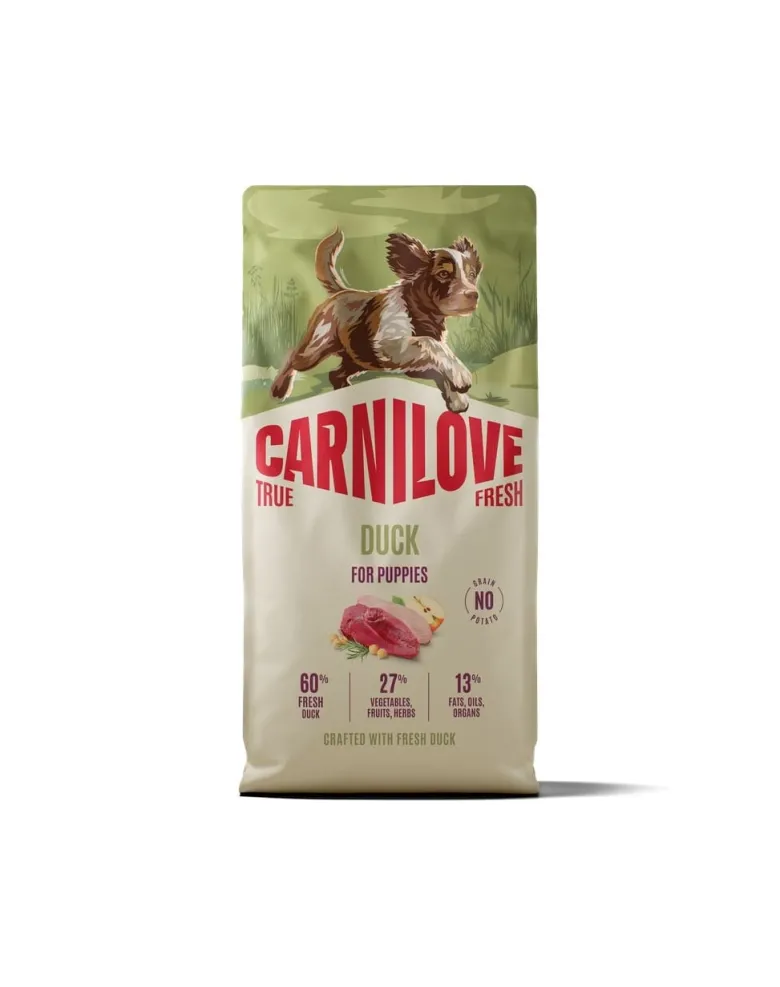 CARNILOVE True Fresh Dog Duck Puppies 12 kg cibo secco con anatra fresca per cuccioli