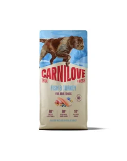 CARNILOVE True Fresh Dog Fish and Turkey Adult 12 kg cibo secco fresco pesce e tacchino per cani adulti