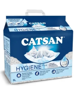 CATSAN Hygiene Plus 5 l lettiera naturale per gatti