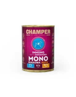 CHAMPER Immuno Tacchino alimento monoproteico per cani 400 g
