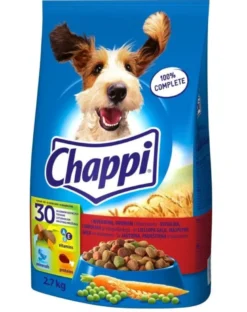 CHAPPI 3x2,7 kg - Alimento secco per cani con manzo, pollame e verdure