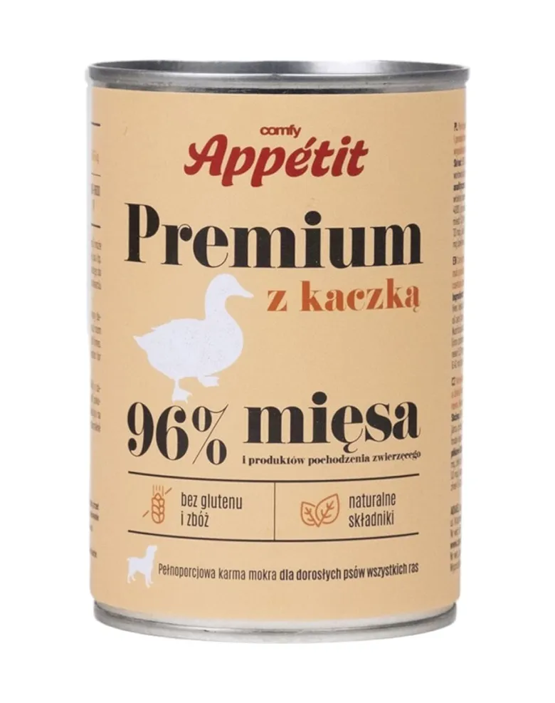COMFY APPETIT PREMIUM con anatra 400g